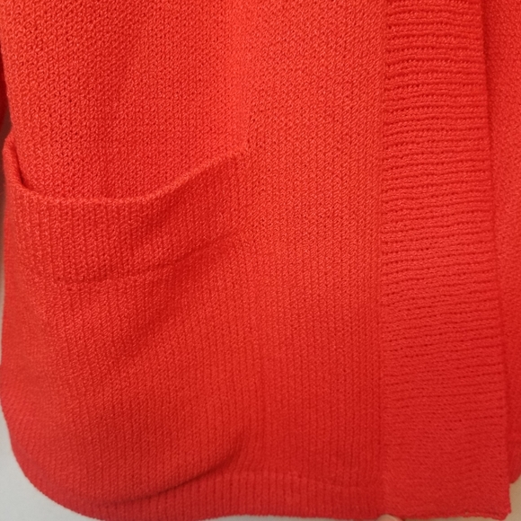 Vintage ST. JOHN by Marie Gray Knit Red Cardigan - Picture 7 of 9